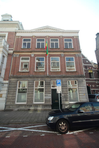 Embassy of ethiopia in the city of The Hague where all diplomats are working in the Netherlands. - Zdjęcie, obraz