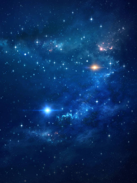 Galaxy a hvězda světla v hlubokém vesmíru. S vysokým rozlišením pozadí vesmíru. - Fotografie, Obrázek