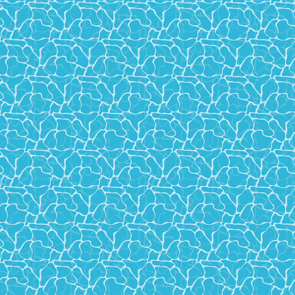 superficie de agua textura sin costura patrón de diseño de papel pintado  - Vector, Imagen