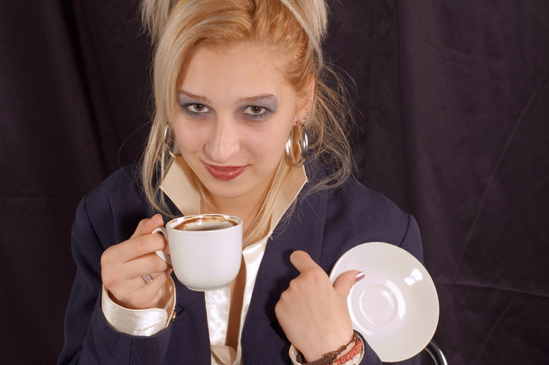 Drinking coffee - Foto, Imagen