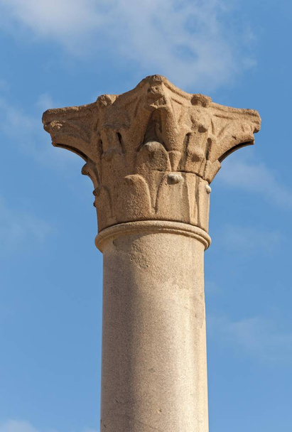 Pompey's Pillar, Roman triumphal column, Alexandria, Egypt, Africa - Φωτογραφία, εικόνα