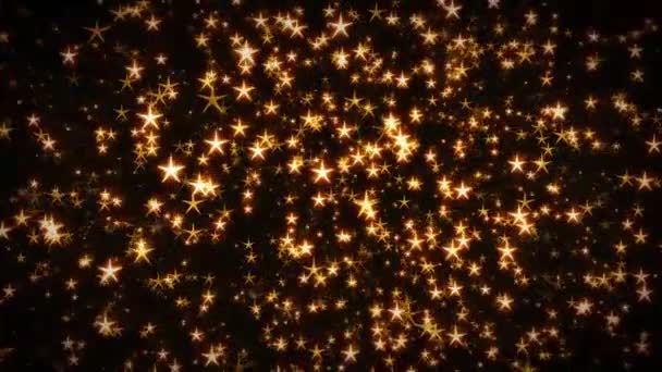 Безшовні петлі Абстрактні зірки Фон/ Анотація елегантні яскраві світлі зірки циклічного фону для щасливих новорічних свят
 - Кадри, відео