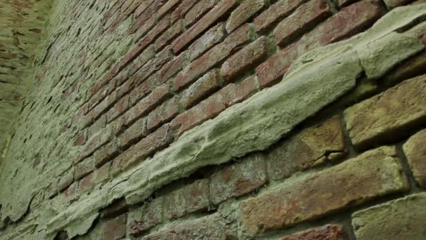 a velha parede de tijolo - Filmagem, Vídeo