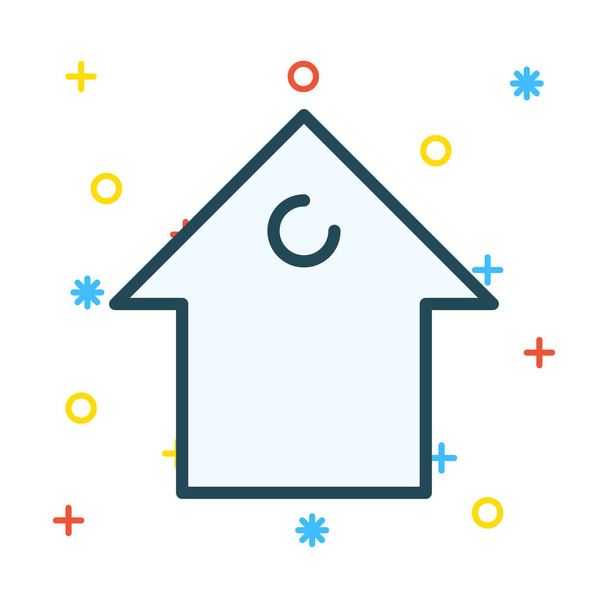 house web icon vector illustration  - Вектор,изображение