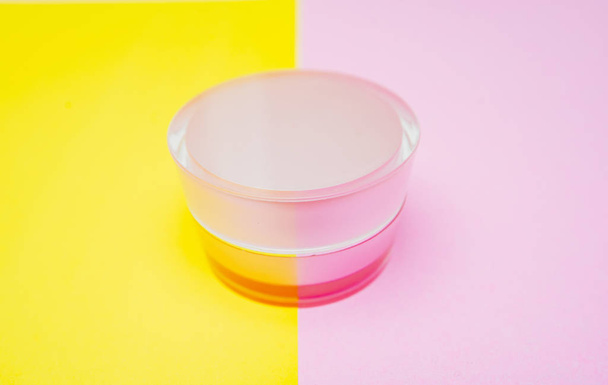 cosmetic product colorful background - Foto, Bild
