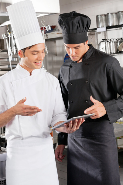 Chefs With Digital Tablet - Zdjęcie, obraz