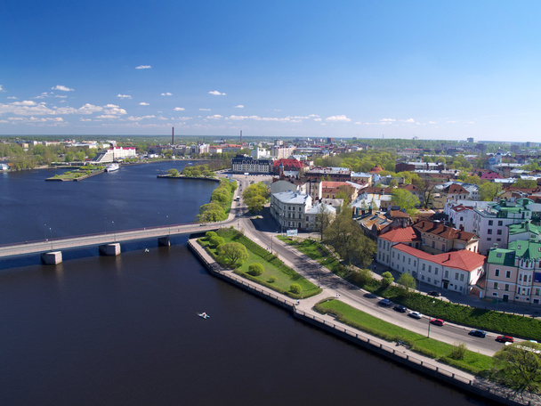 Cityscape of Viborg, Russia - Fotoğraf, Görsel
