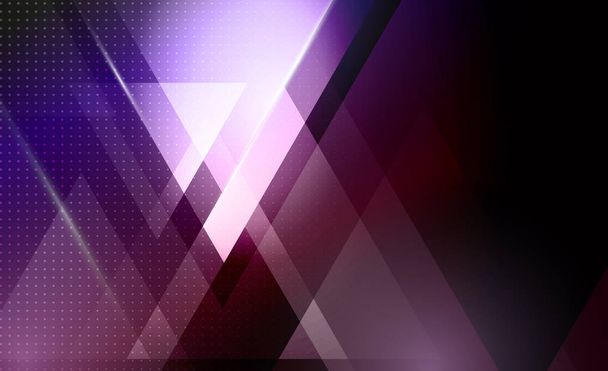 Vector abstract geometric background with triangle shape - ベクター画像