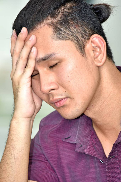 A Sad Filipino Male - Fotoğraf, Görsel