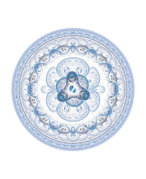 Mandala frattale sullo sfondo. Forme frattali astratte folli con motivo caleidoscopico
 - Foto, immagini