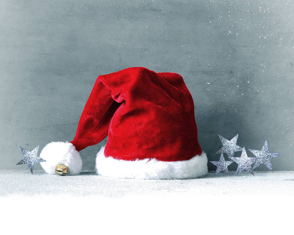 Santa hat. Christmas or New Year decoration - Photo, Image