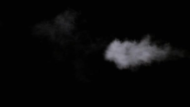 Realistische trockene Rauchwolken - Filmmaterial, Video