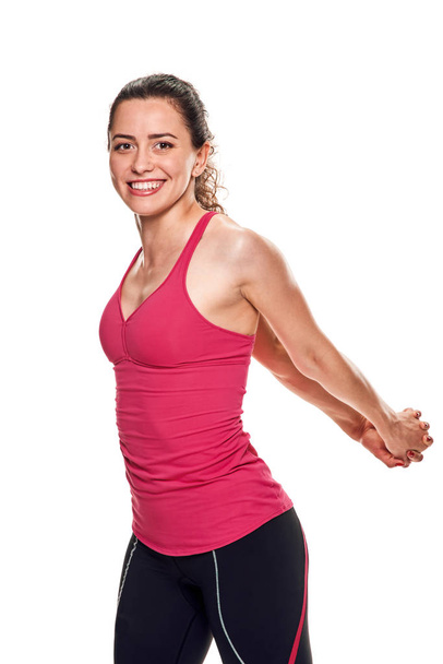 fitness woman srtretch - Fotó, kép