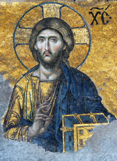 mosaico de Jesus Cristo
 - Foto, Imagem