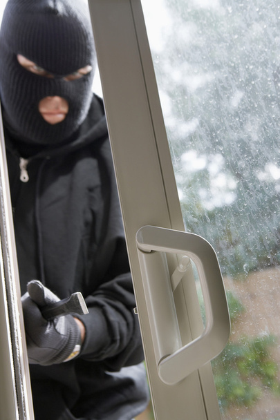 Burglar Breaking Into House - Zdjęcie, obraz