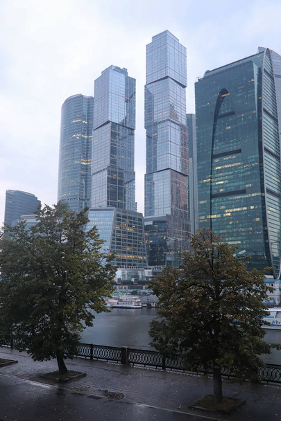 Business center with high skyscrapers - Foto, imagen