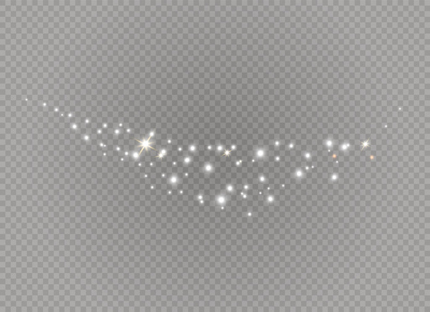 Boże Narodzenie światła pyłu - Wektor, obraz