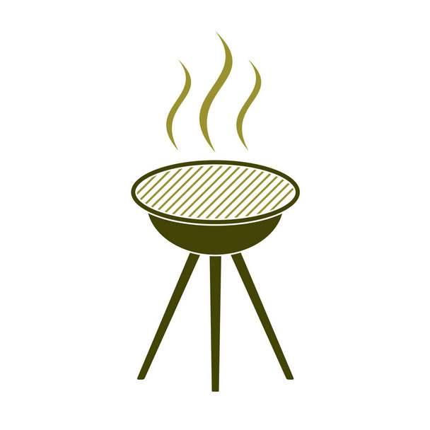 barbecue grill ikon. vektor illustratio - Vektor, kép