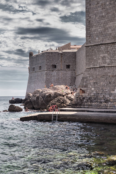 Casco antiguo en Dubrovnik en Croacia, Balcanes, Europa
 - Foto, imagen