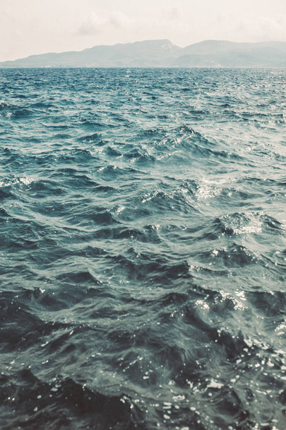 Calm blue water texture background - Foto, Bild