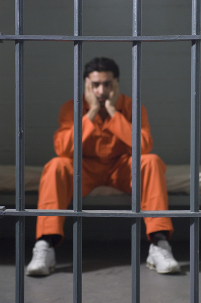Prisoner In Cell - Foto, Bild