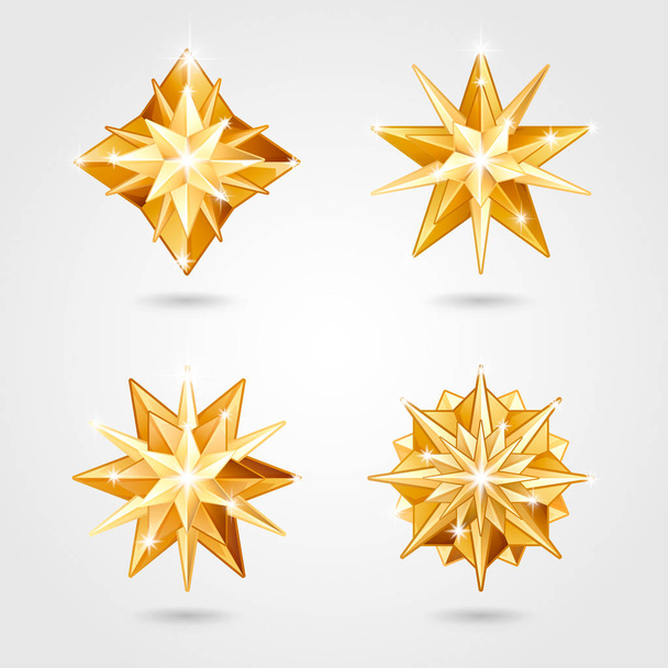 Decoración de Navidad 2019 Estrellas
 - Vector, imagen