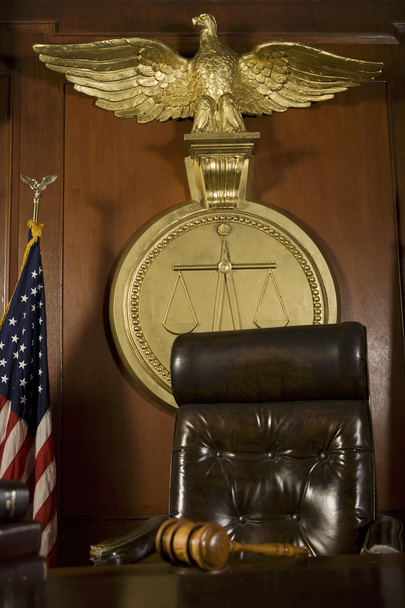Gavel Near Judge's Chair - Fotó, kép