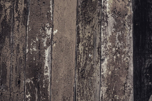 old dirty wall from wooden bars - Φωτογραφία, εικόνα