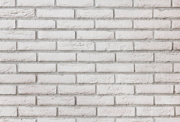 Witte bakstenen muur op straat textuur - Foto, afbeelding