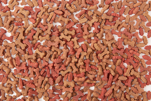 full frame image of pile of dog food background  - Foto, Imagem