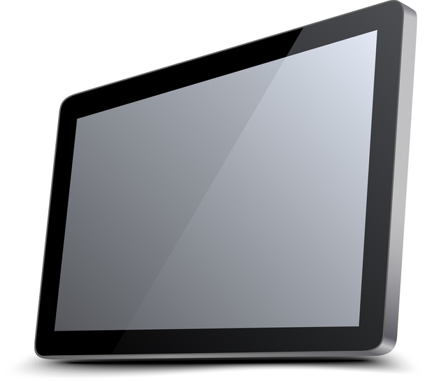 Realista Tablet PC
 - Vetor, Imagem