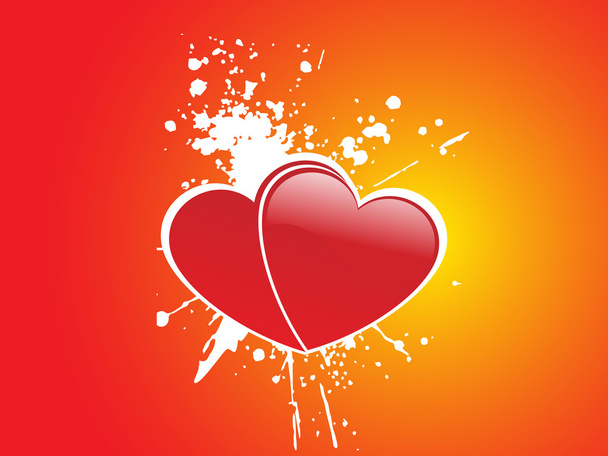 Abstract valentine heart - Vector, afbeelding