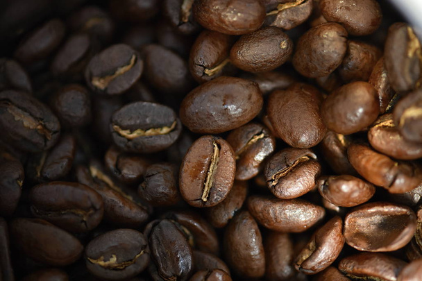 Coffee beans on table - Photo, Image