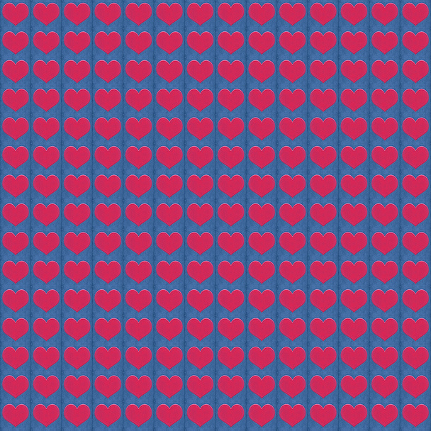 Grunge Hearts Pattern - Foto, Imagem