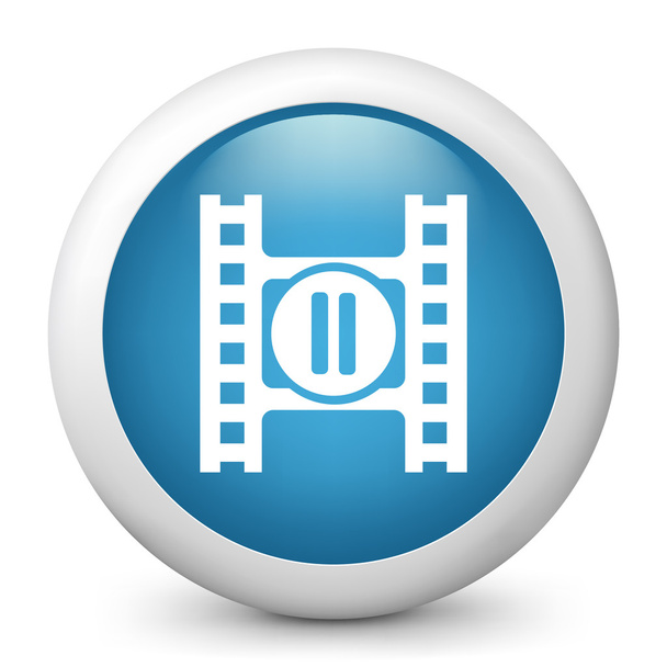 icono que representa un botón de pausa de un reproductor de vídeo
 - Vector, imagen