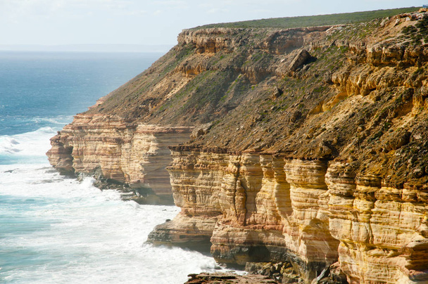 Kalbarri kliffen kustlijn - West-Australië - Foto, afbeelding