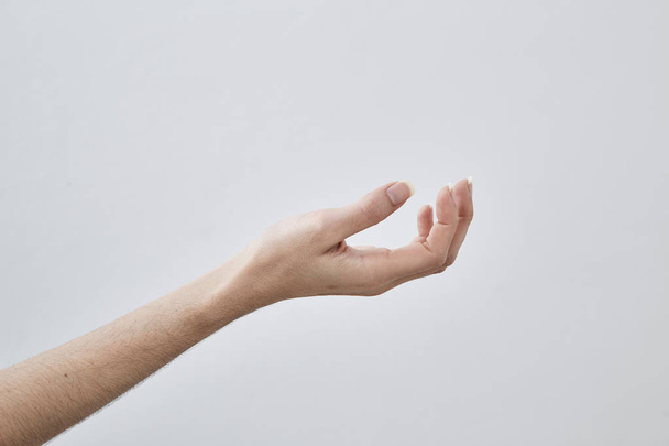 Prázdné ženské ruky držící izolované na bílém pozadí - Fotografie, Obrázek