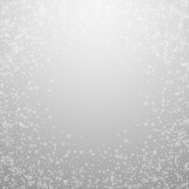 Beautiful glowing snow Christmas background. Subtl - Vector, Image