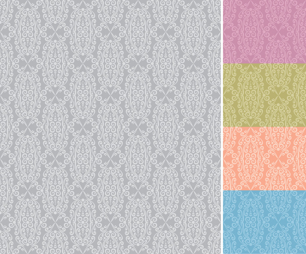 Seamless wallpaper pattern (vector) - Vector, Image
