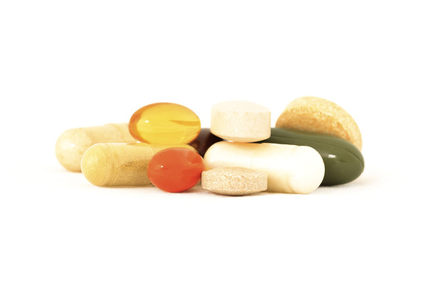 Mistura de suplementos vitamínicos
 - Foto, Imagem