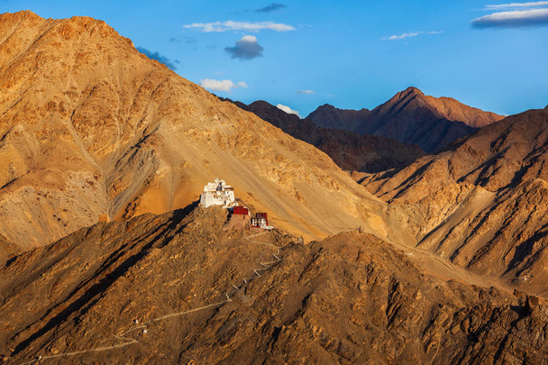 Zwycięstwo Tsemo Fort, Namgyal Tsemo Gompa. Leh, Ladakh, Jammu - Zdjęcie, obraz