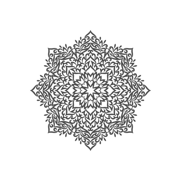 Abstract elegant decorative mandala design vector - Διάνυσμα, εικόνα