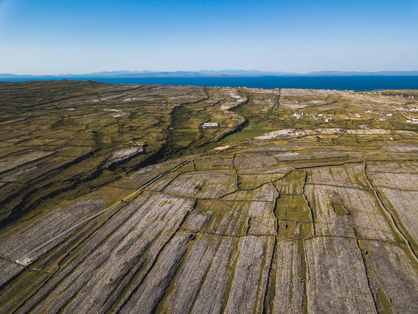 Aerial view of Inishmore on the Aran Islands, Ireland. - Photo, image