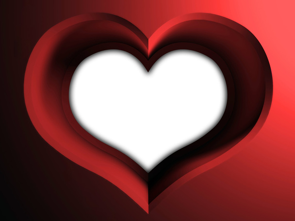 Red heart - Foto, Imagen
