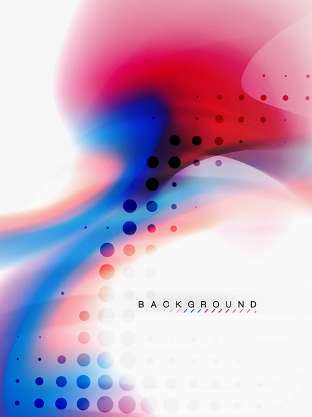 Background abstract fluid colors design - Vector, Image