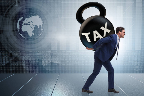 Бизнес-концепция налоговой нагрузки - Фото, изображение