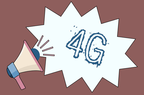 Текст почерку 4G. Концепція означає Мобільний стандарт зв'язку Бездротовий доступ до Інтернету з більшою швидкістю
 - Фото, зображення