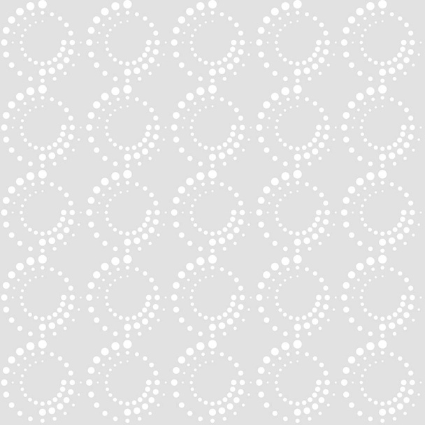Seamless pattern of circles and dots. Geometric background. Vector illustration. Good quality. Good design. - Vector, Image