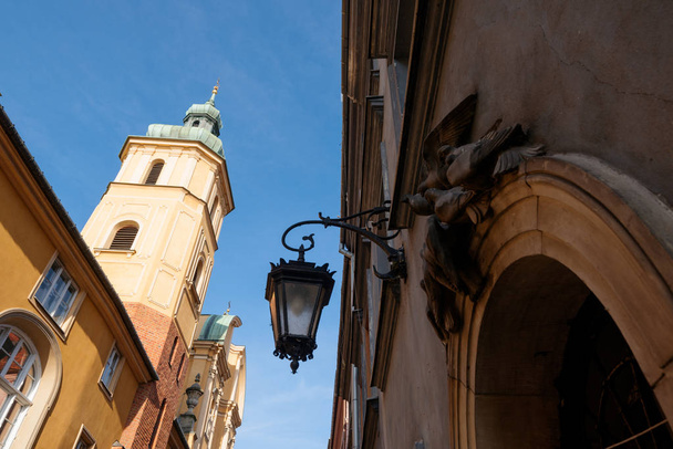 St. Martin's Church in the old town of Warsaw, Poland.  - Photo, Image