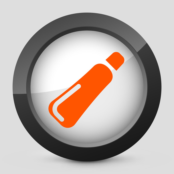 Vector orange and gray isolated icon. - Vector, Image